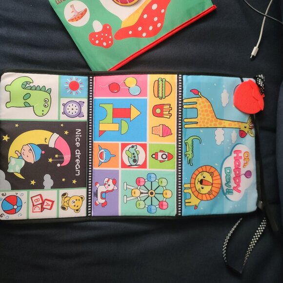 Apunol Tummy Time Mirror Toy (mat + book) Babies - Picture 2 of 2